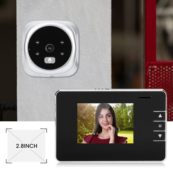 2.8Y 2.8 inch Screen 0.3MP Security Camera Peephole Viewer Digital Peephole Door Bell, 2.8Y 2.8Y 2.8 inch Screen 0.3MP Security Camera Peephole Viewer Digital Peephole Door Bell, 2.8Y